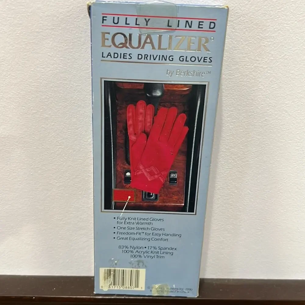 Berkshire Navy Blue Equalizer Driving Gloves One Size